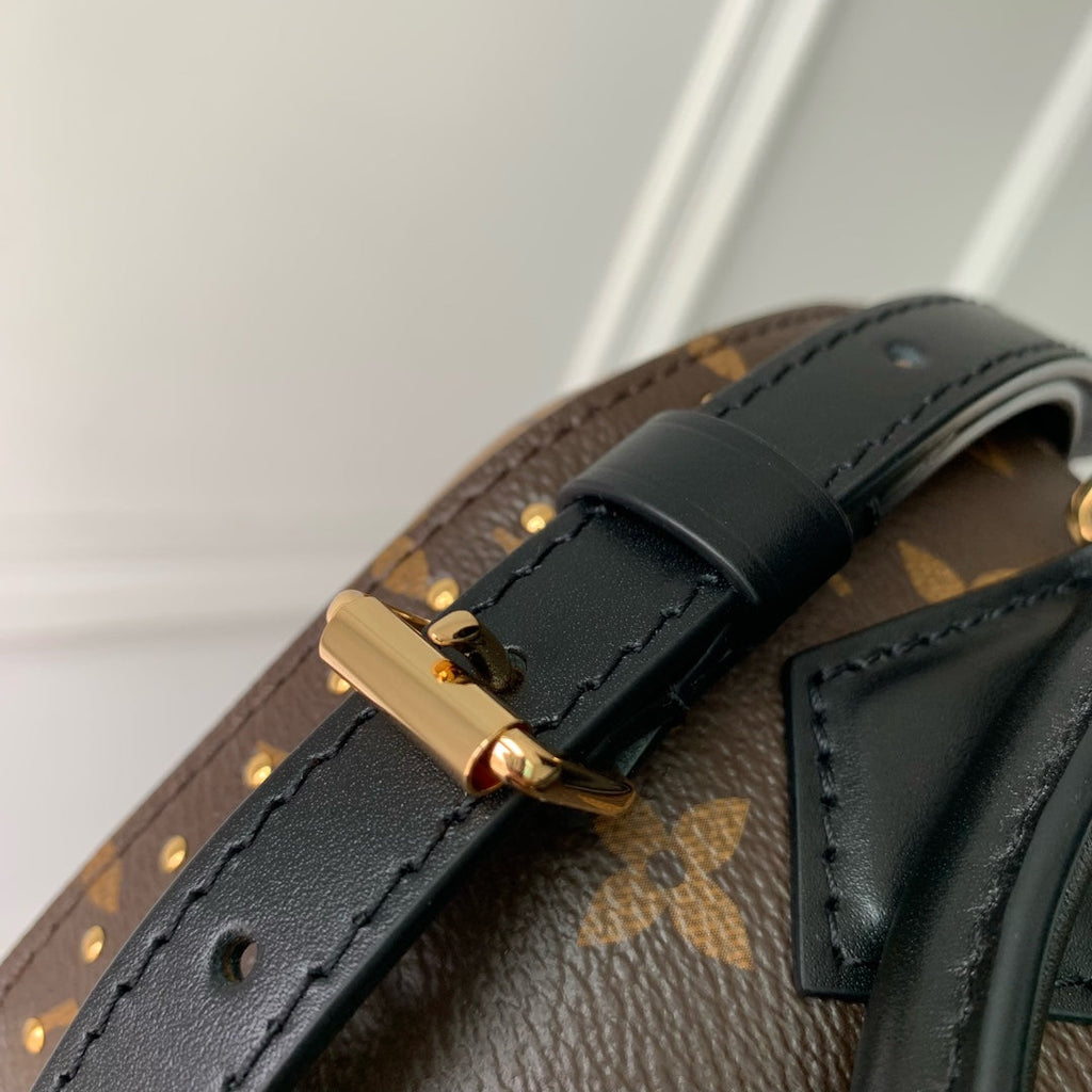 LV SPEEDY TRUNK 20 BLACK BROWN MONOGRAM