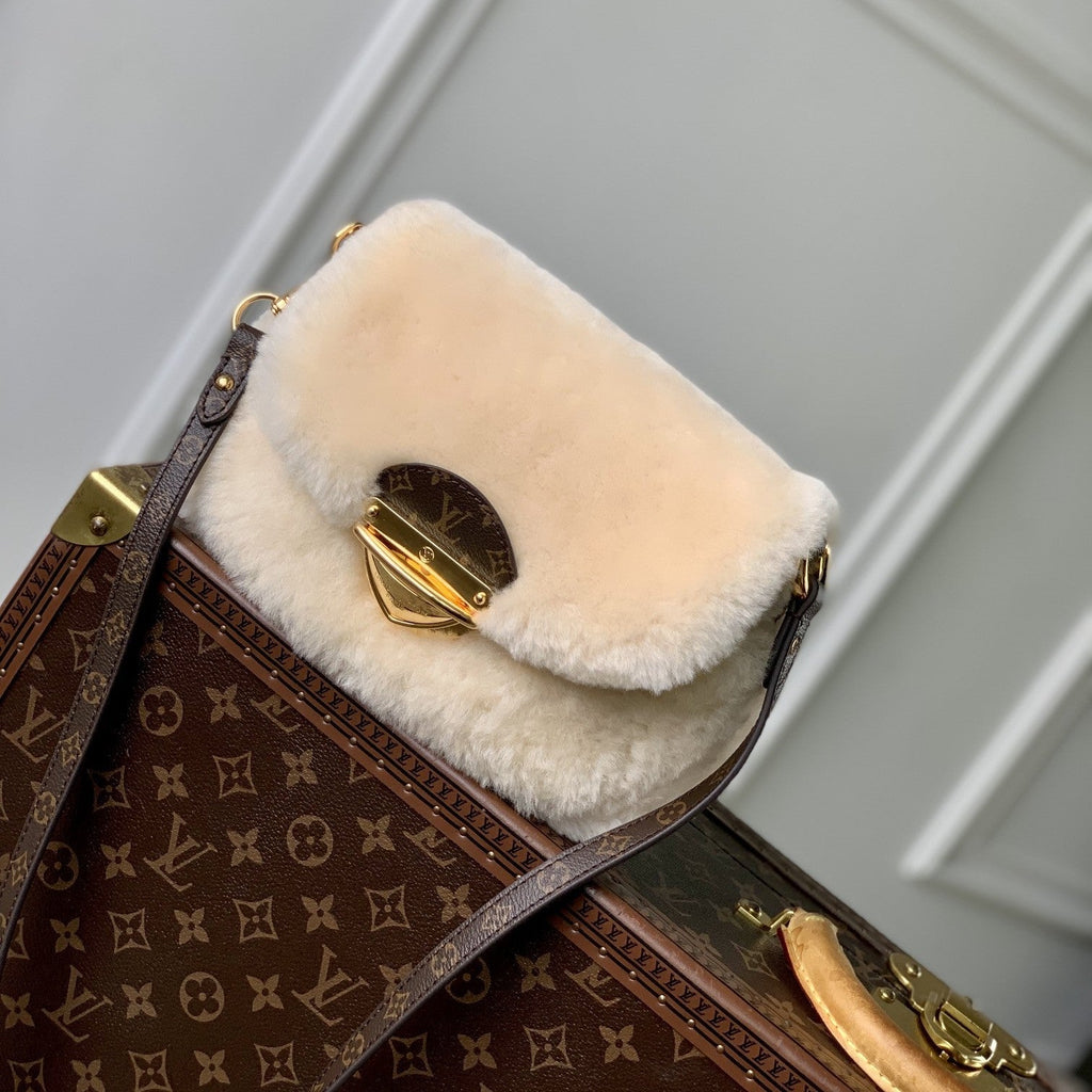 LV SUNSET 27 LAINE MONOGRAMME MARRON