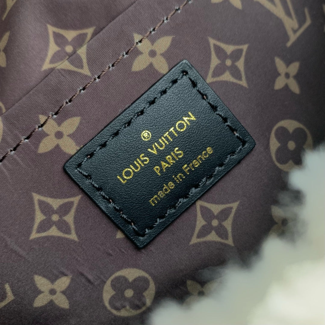 LV SUNSET 27 LAINE MONOGRAMME MARRON