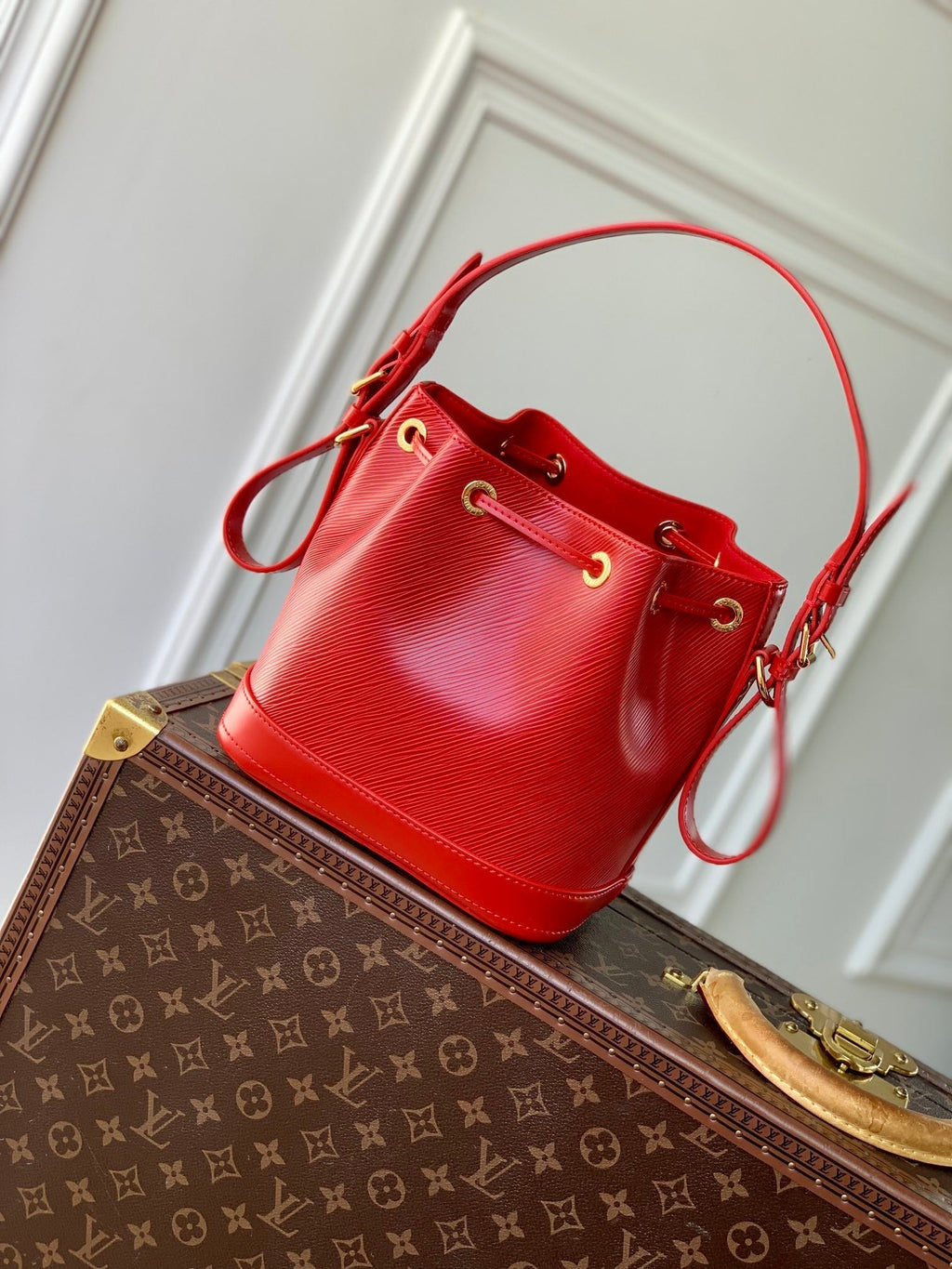 NOÉ BB 20 EN CUIR EPI ROUGE