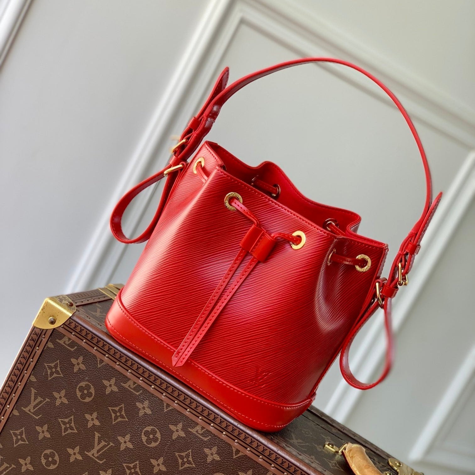 NOÉ BB 20 EN CUIR EPI ROUGE