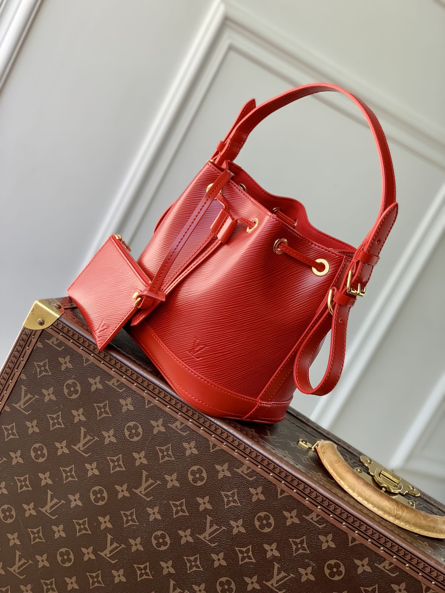 NOÉ BB 20 EN CUIR EPI ROUGE