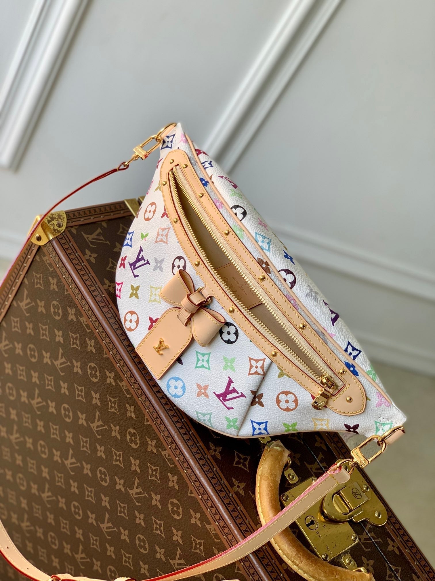 HAUT DE GAMME 38 EN TOILE MONOGRAMME MULTICOLORE