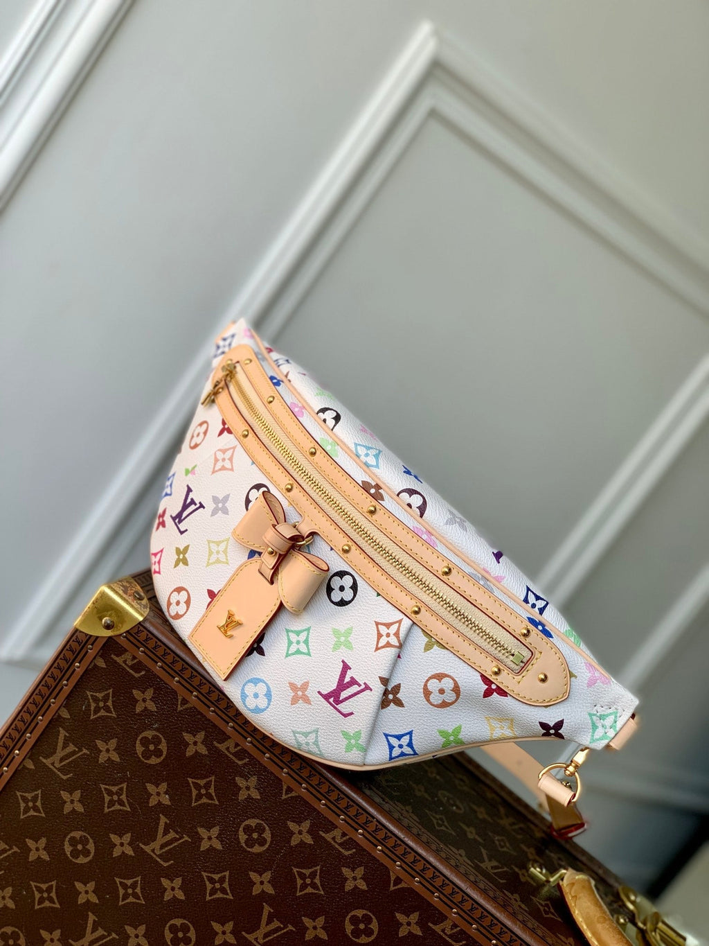 HAUT DE GAMME 38 EN TOILE MONOGRAMME MULTICOLORE