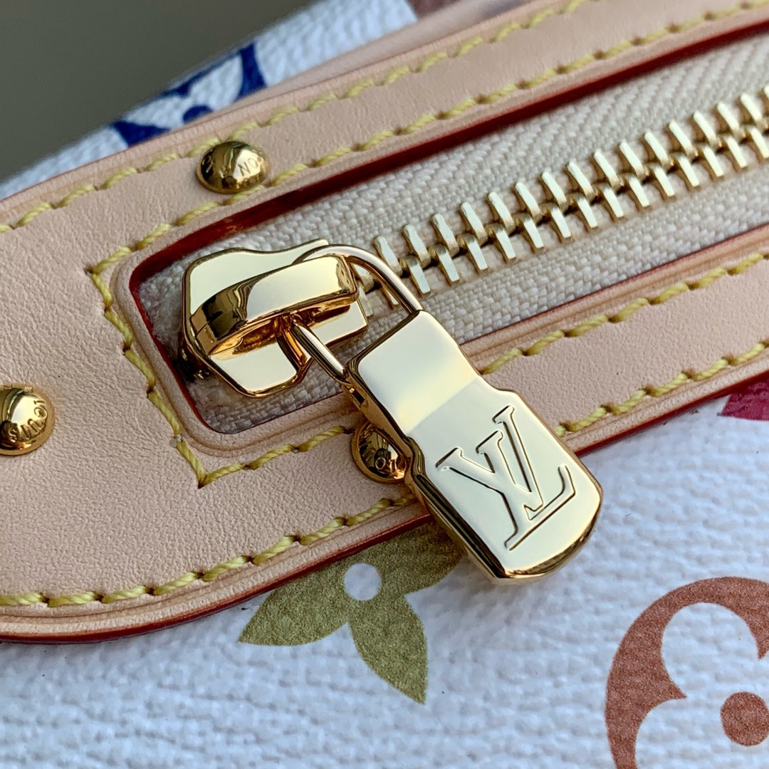 HAUT DE GAMME 38 EN TOILE MONOGRAMME MULTICOLORE