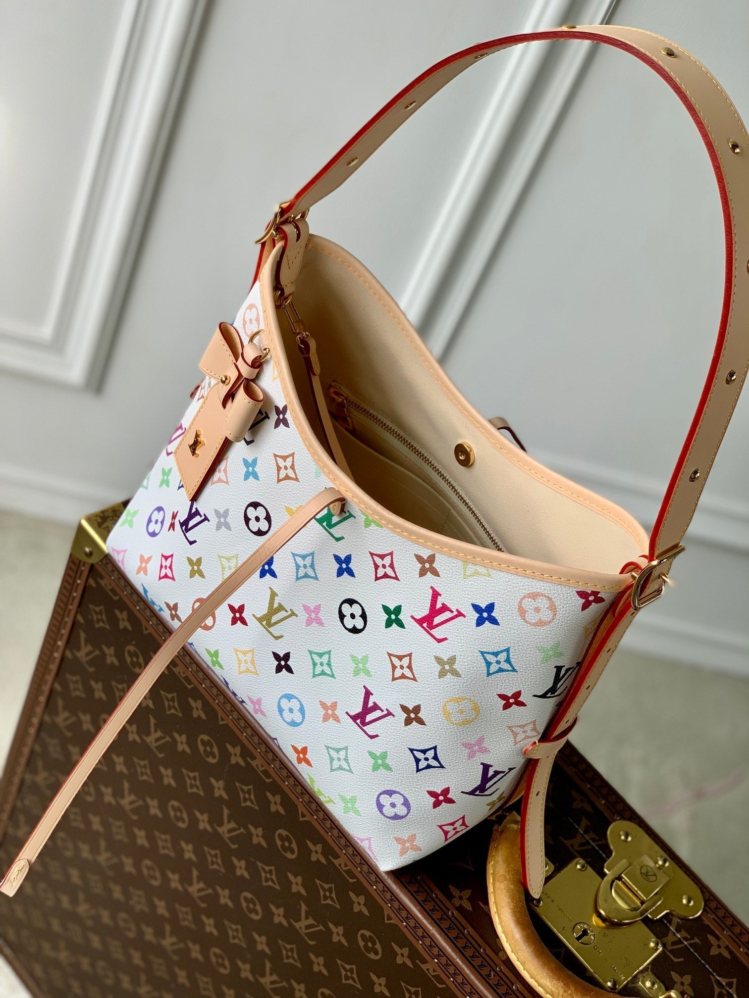 SAC FOURRE-TOUT PM 29 EN TOILE MONOGRAMME MULTICOLORE