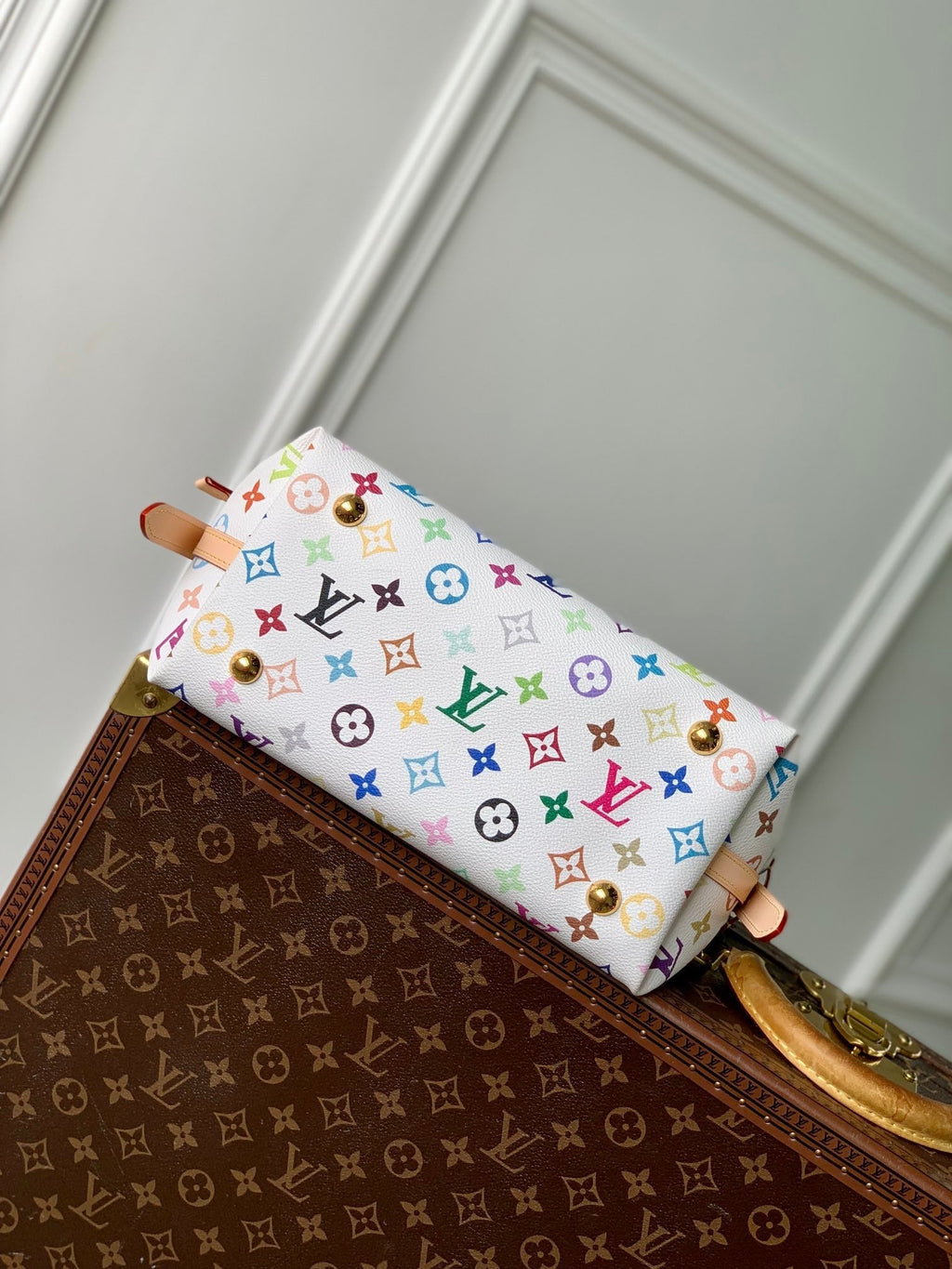 SAC FOURRE-TOUT PM 29 EN TOILE MONOGRAMME MULTICOLORE