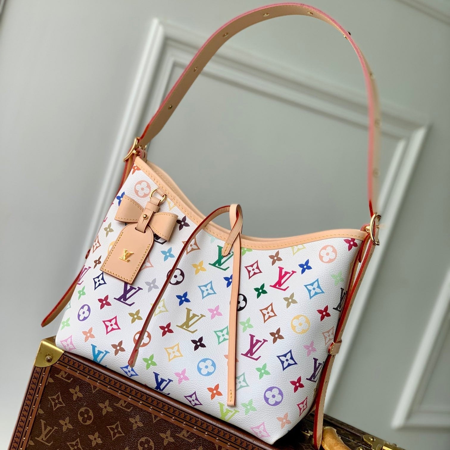 SAC FOURRE-TOUT PM 29 EN TOILE MONOGRAMME MULTICOLORE