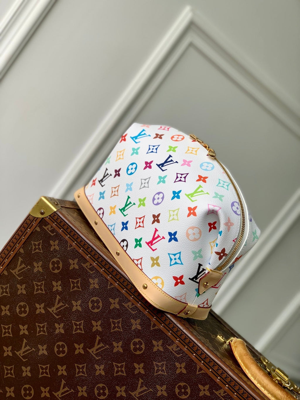 TROUSSE À COSMÉTIQUES GM 27 EN TOILE MONOGRAMME MULTICOLORE