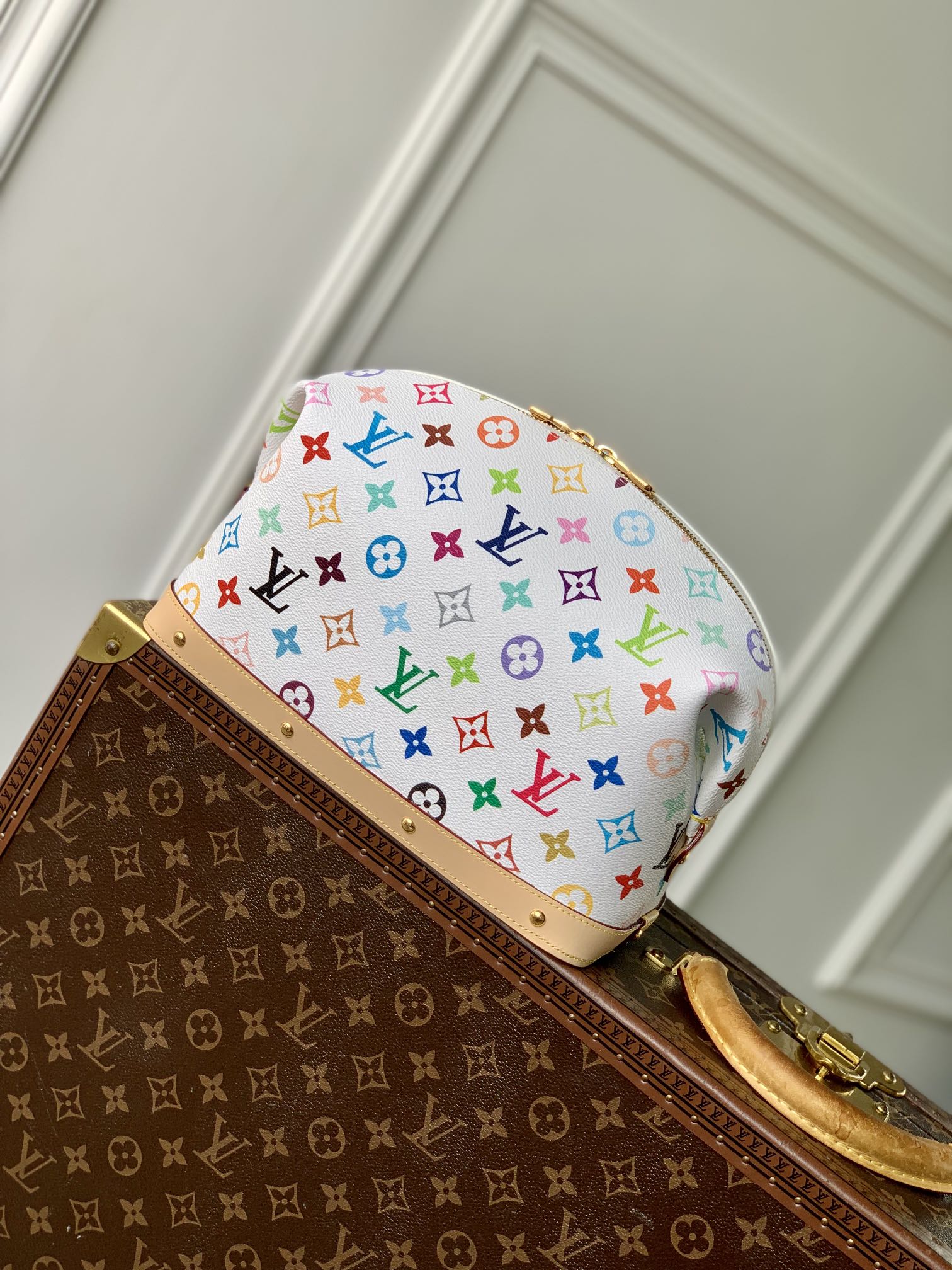 TROUSSE À COSMÉTIQUES GM 27 EN TOILE MONOGRAMME MULTICOLORE
