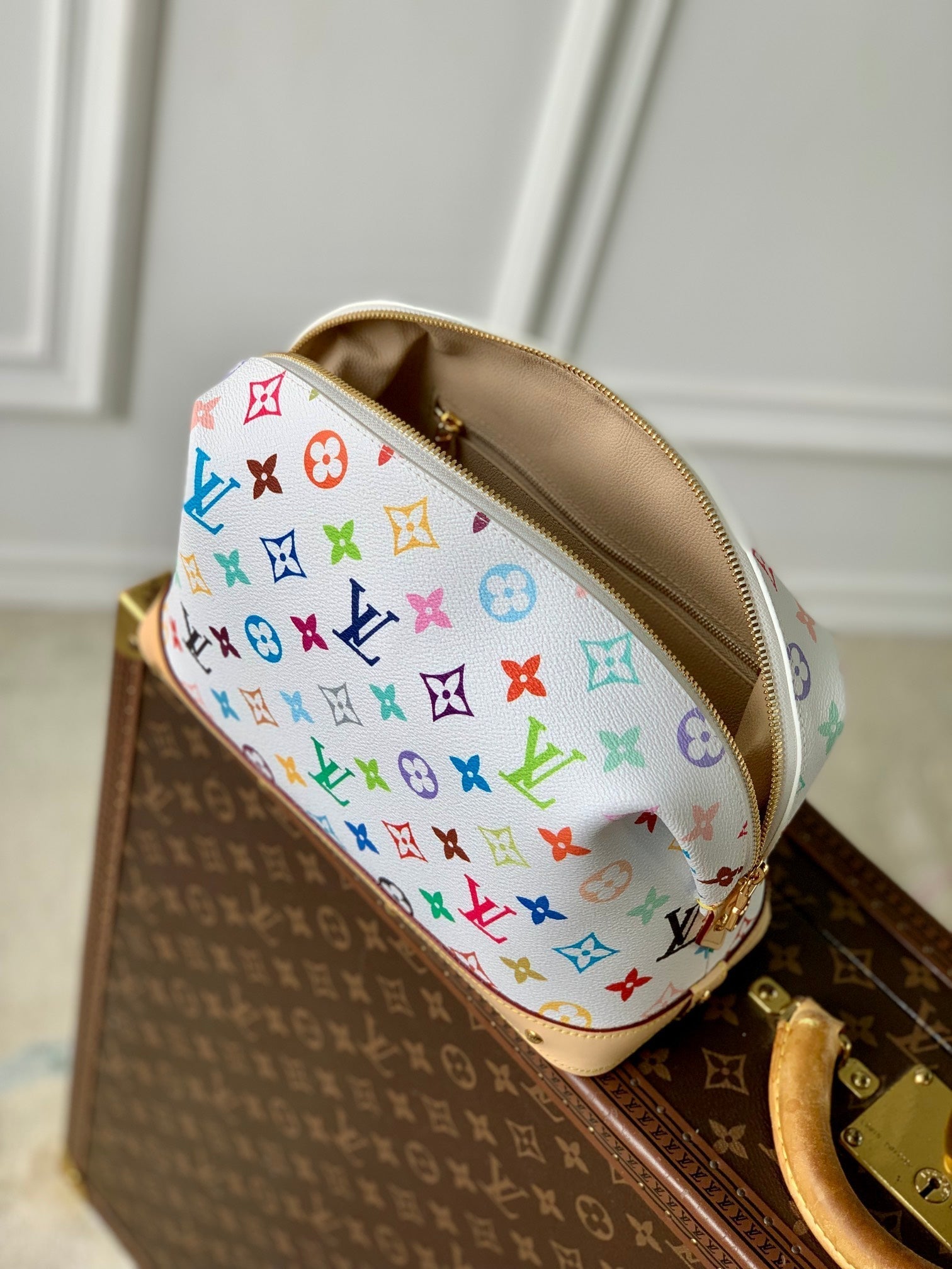TROUSSE À COSMÉTIQUES GM 27 EN TOILE MONOGRAMME MULTICOLORE