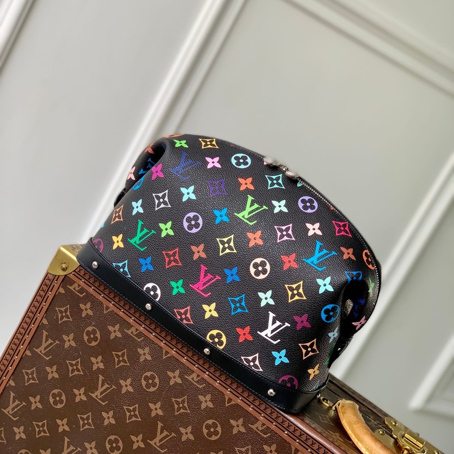 TROUSSE À COSMÉTIQUES GM 27 EN TOILE MONOGRAMME COLORÉE