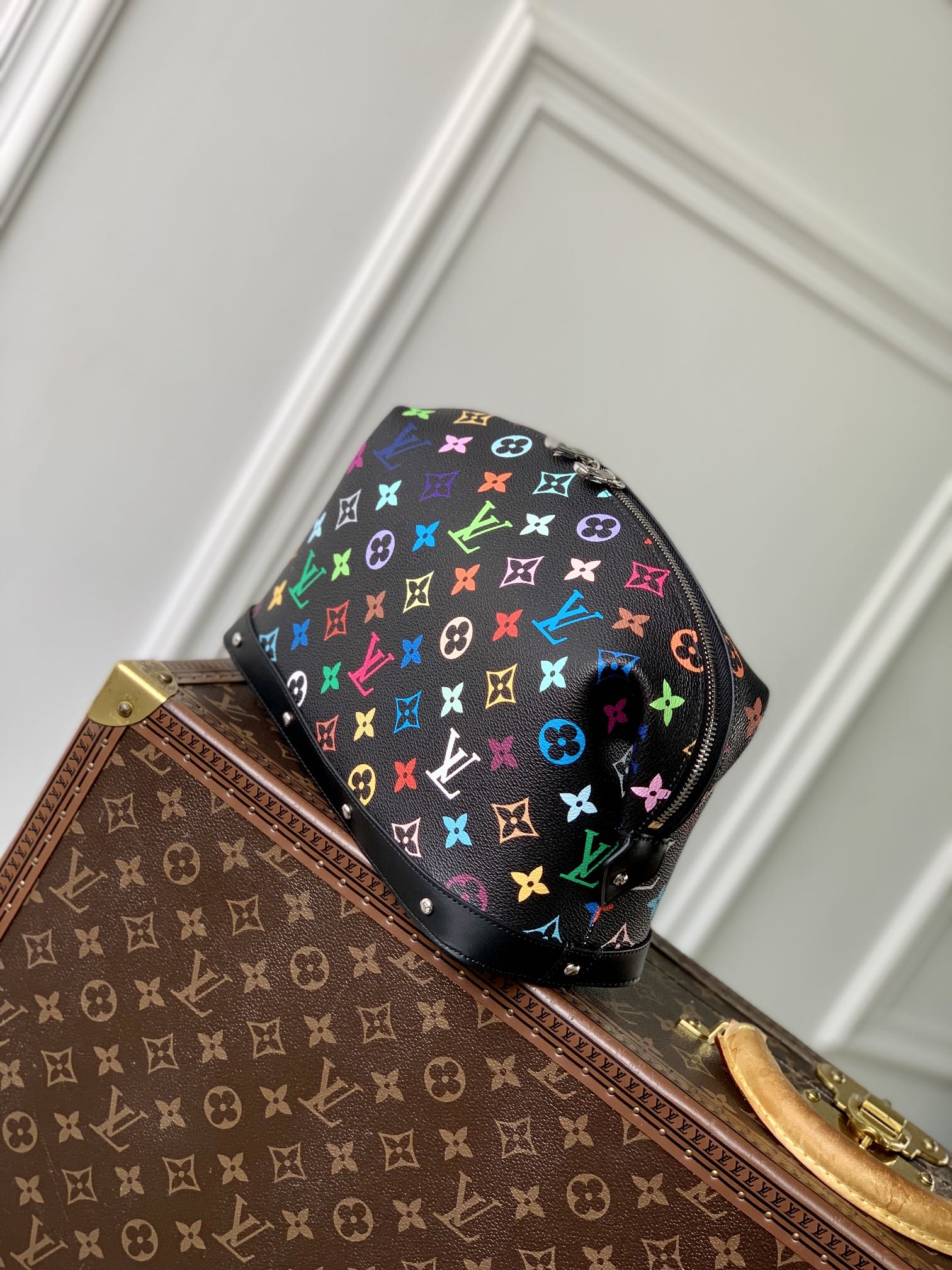 TROUSSE À COSMÉTIQUES GM 27 EN TOILE MONOGRAMME COLORÉE