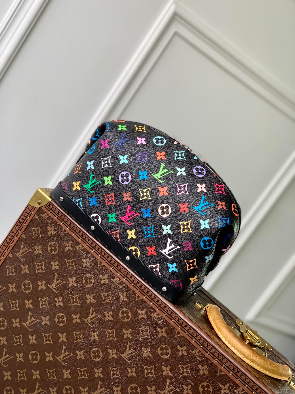 TROUSSE À COSMÉTIQUES GM 27 EN TOILE MONOGRAMME COLORÉE