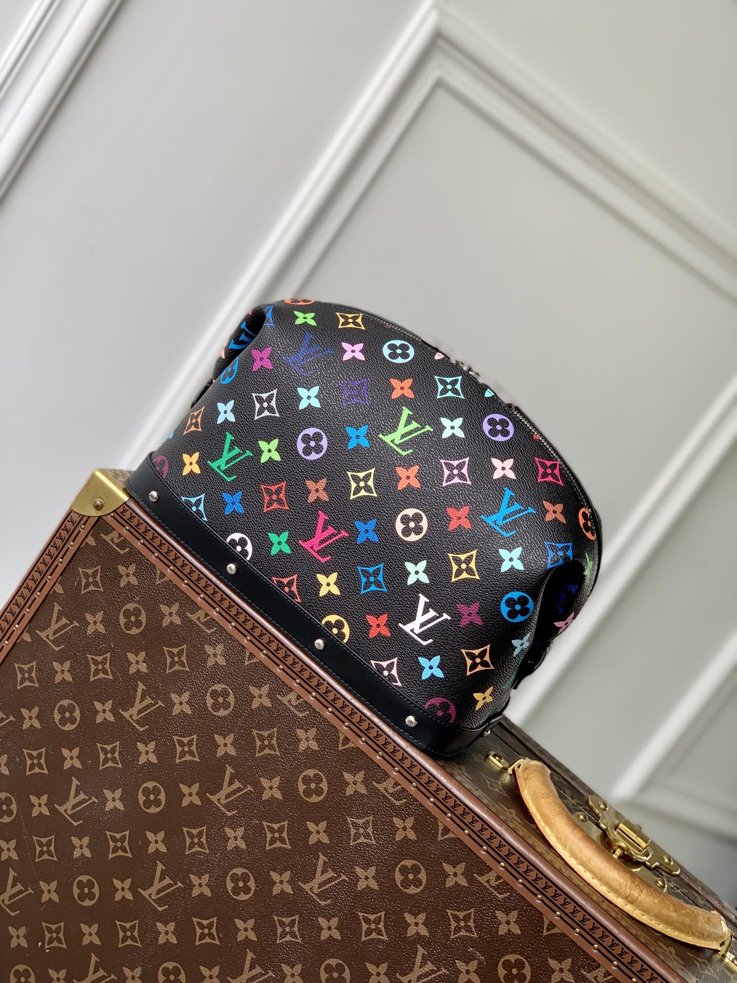 TROUSSE À COSMÉTIQUES GM 27 EN TOILE MONOGRAMME COLORÉE