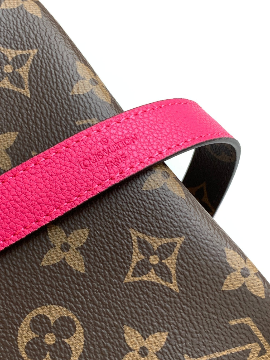 NEVERFULL 24 BANDOULIÈRE INSIDE OUT BB RED CALFSKIN