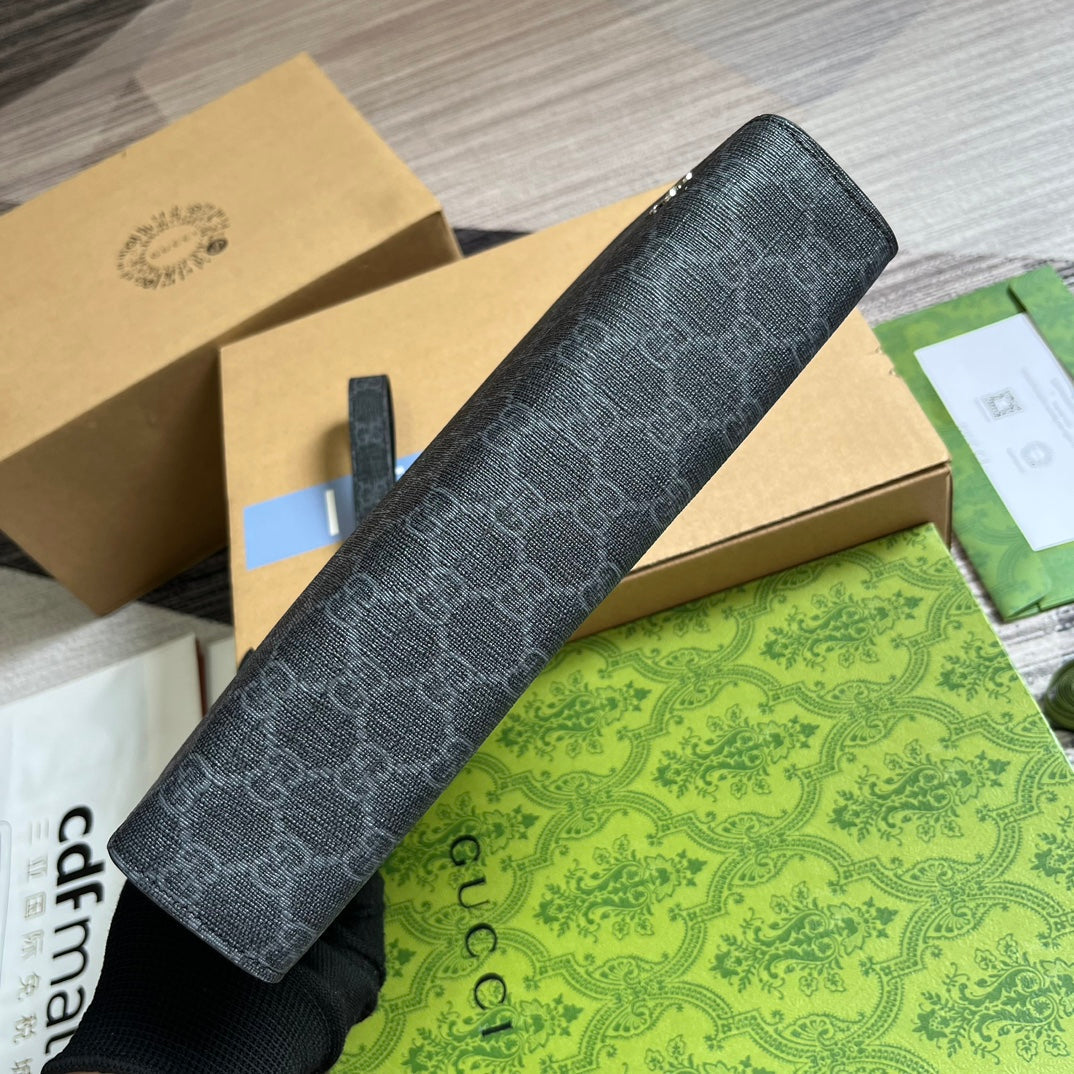 Pochette Neo Vintage 26 GG Supreme en toile noire