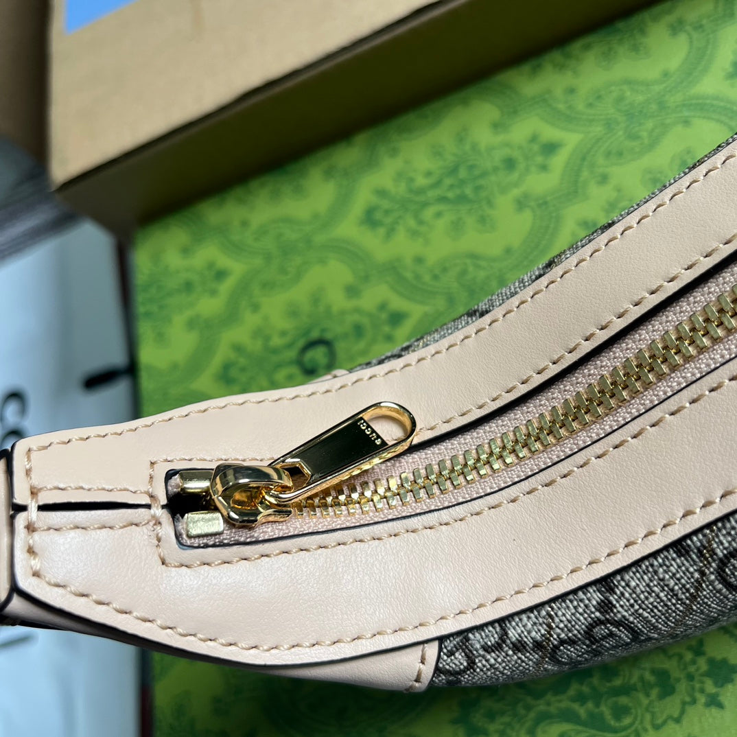 OPHIDIA GG 20 MINI SAC EN TOILE BEIGE KAKI