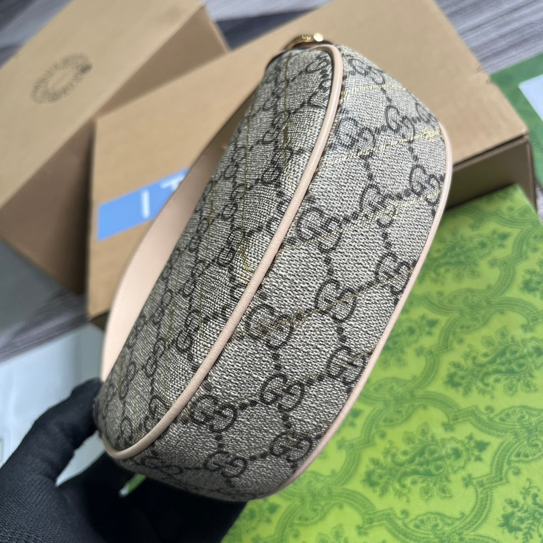 OPHIDIA GG 20 MINI SAC EN TOILE BEIGE KAKI