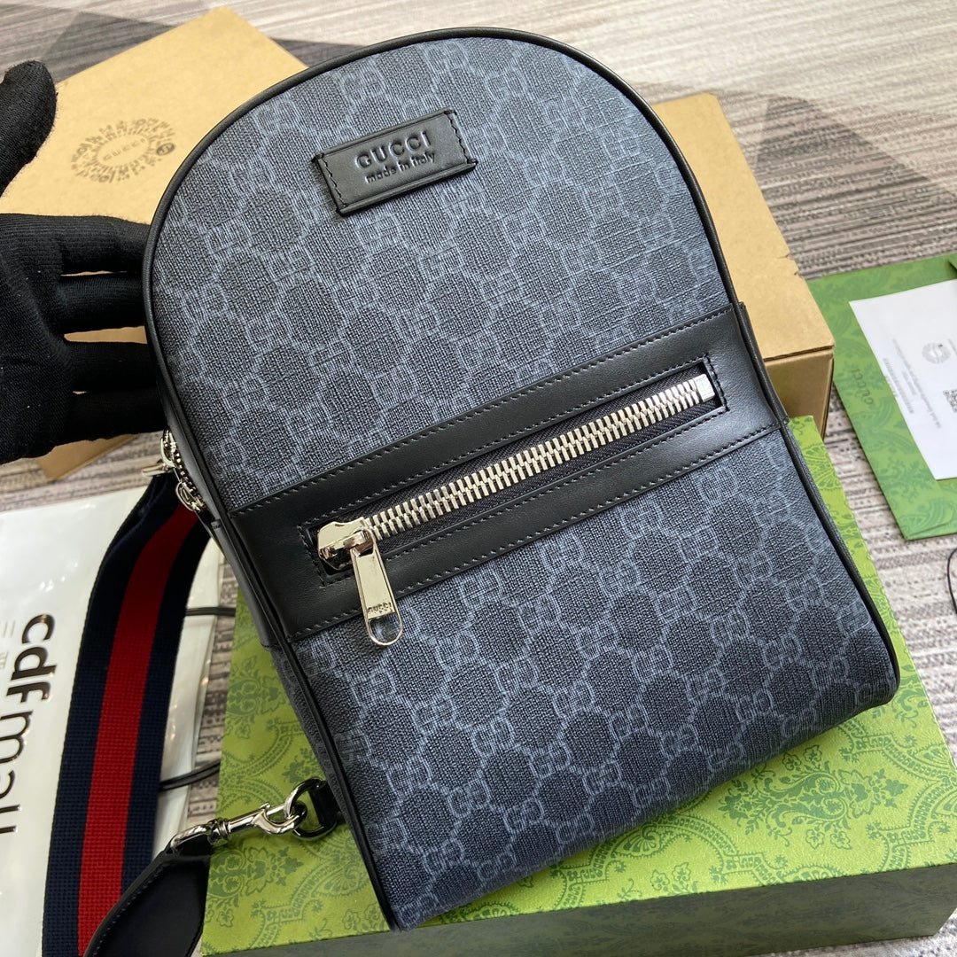 SAC BANDOULIÈRE GG 29 EN TOILE NOIRE