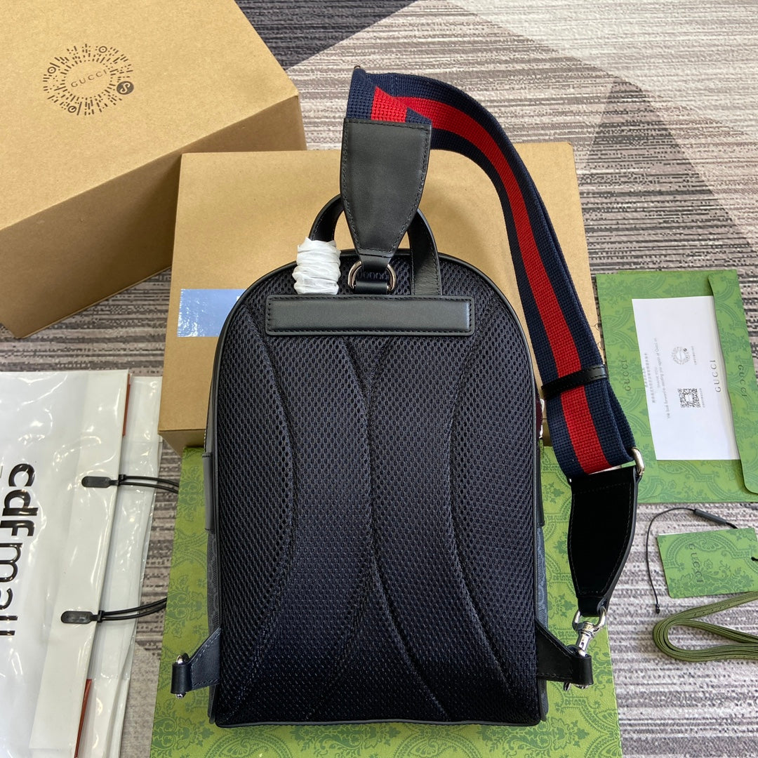 SAC BANDOULIÈRE GG 29 EN TOILE NOIRE