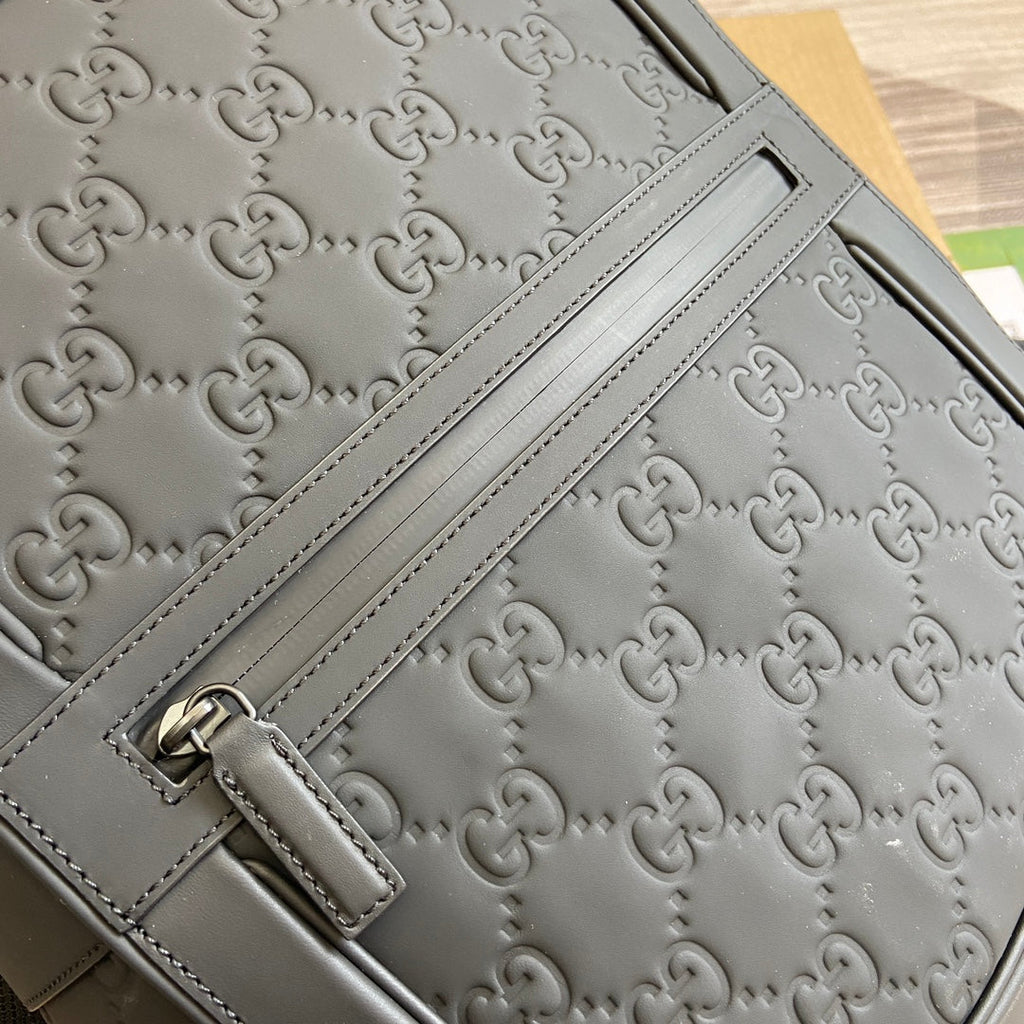 SAC À DOS GG 34 EN CUIR DE VEAU NOIR