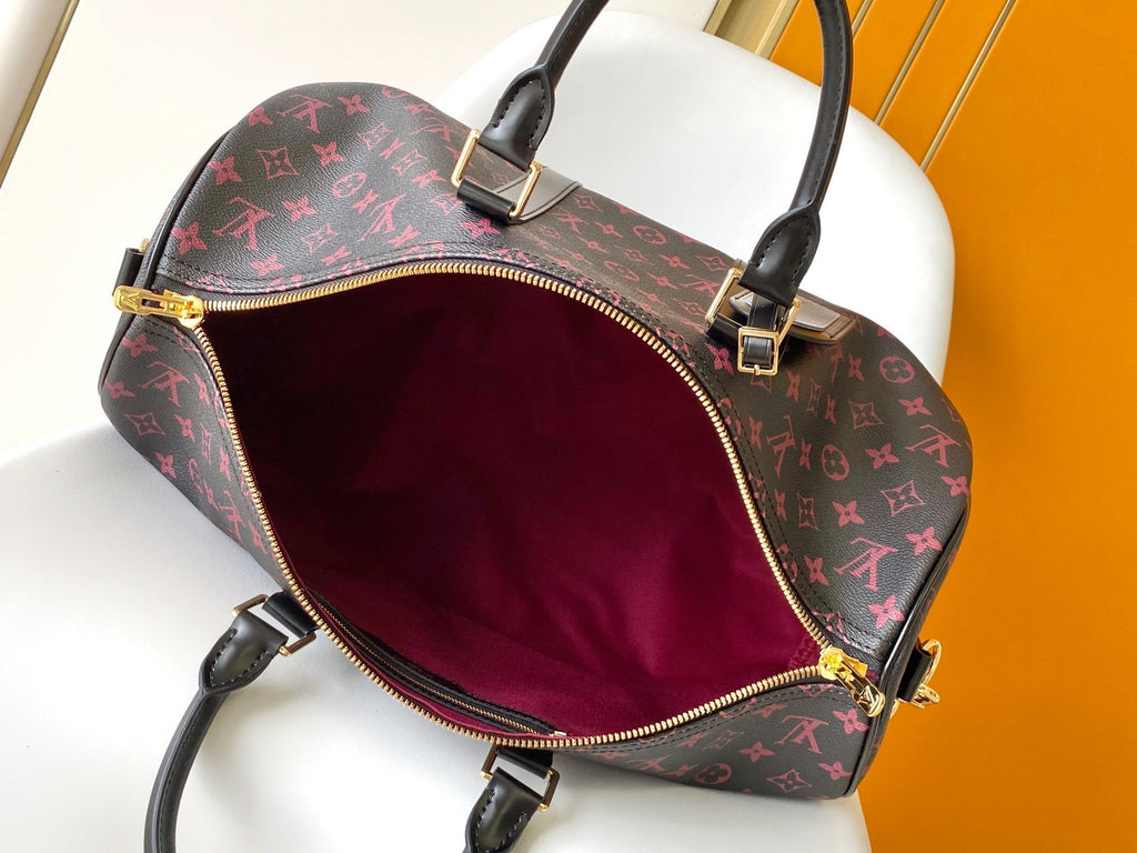 KEEPALL BANDOULIÈRE 45 EN TOILE TOMETTE MONOGRAMME NOIRE