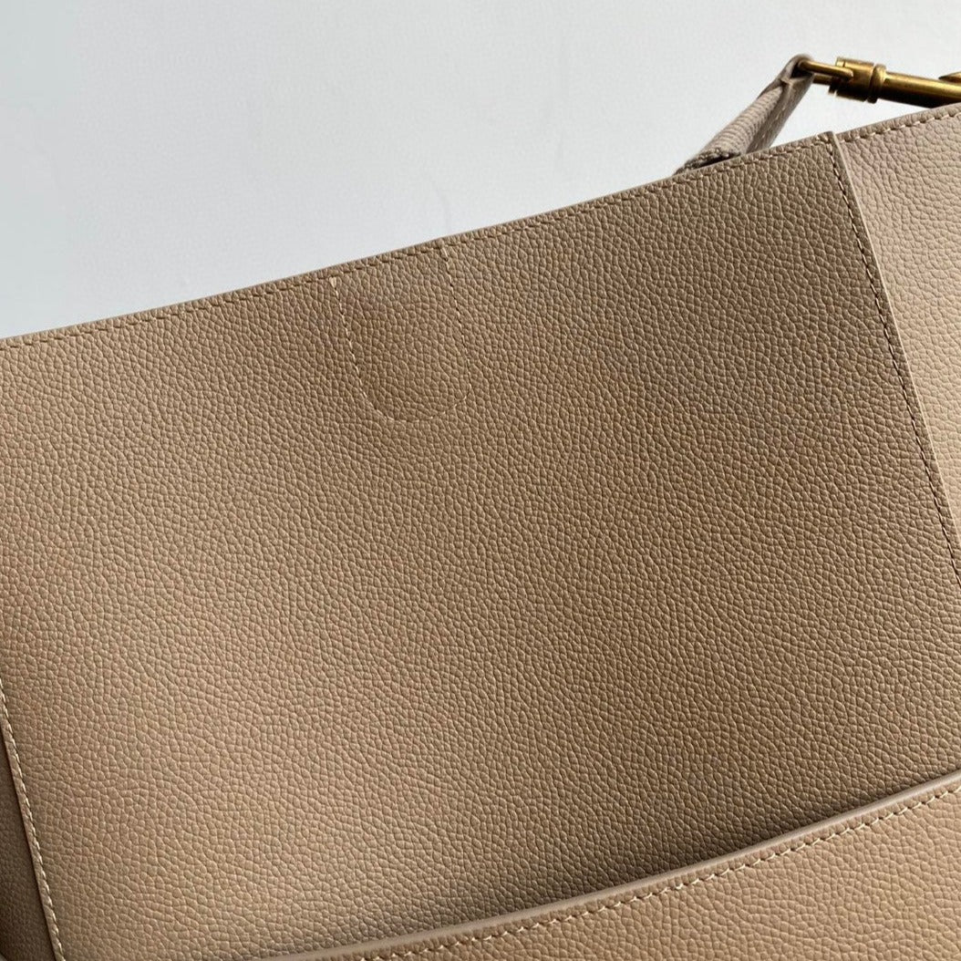 SAC SANGLE SEAU SEAU 33 CUIR DE VEAU BEIGE