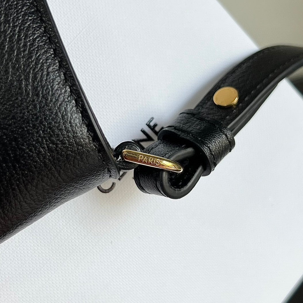 SAC WILTERN TRIOMPHE 31 ORIGINAL EN CUIR NOIR