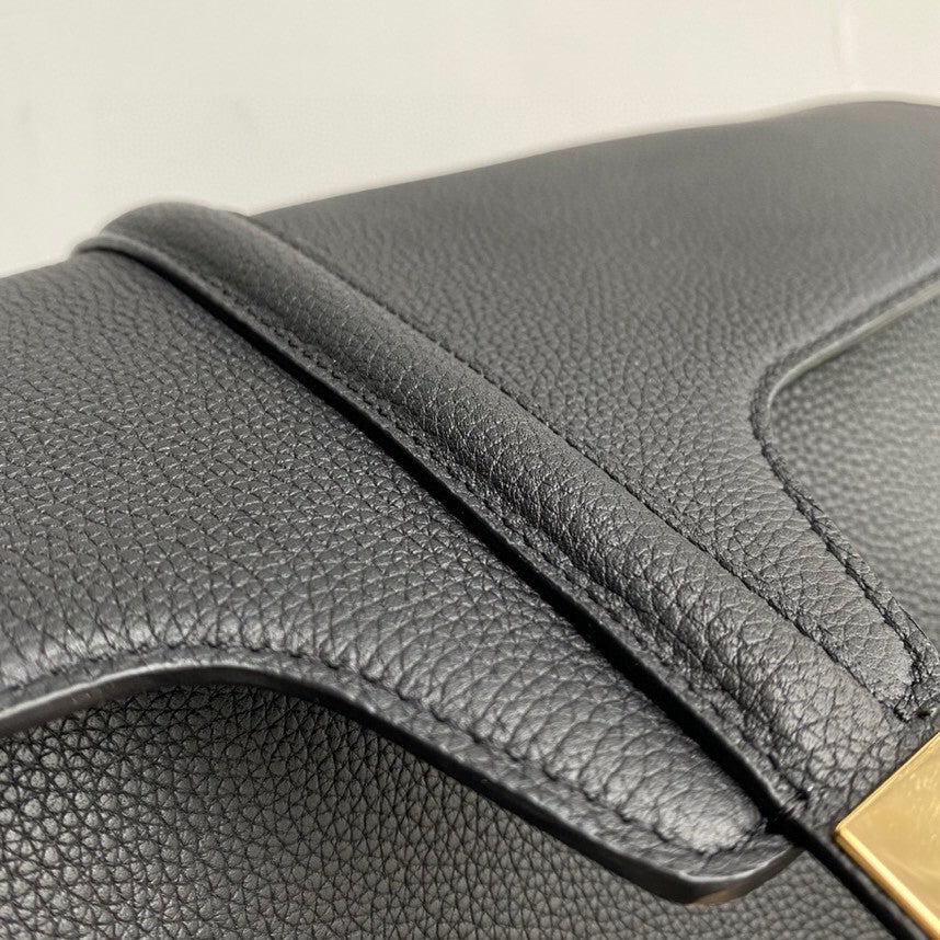 CUIR DE VEAU MOYEN SOUPLE 32 NOIR
