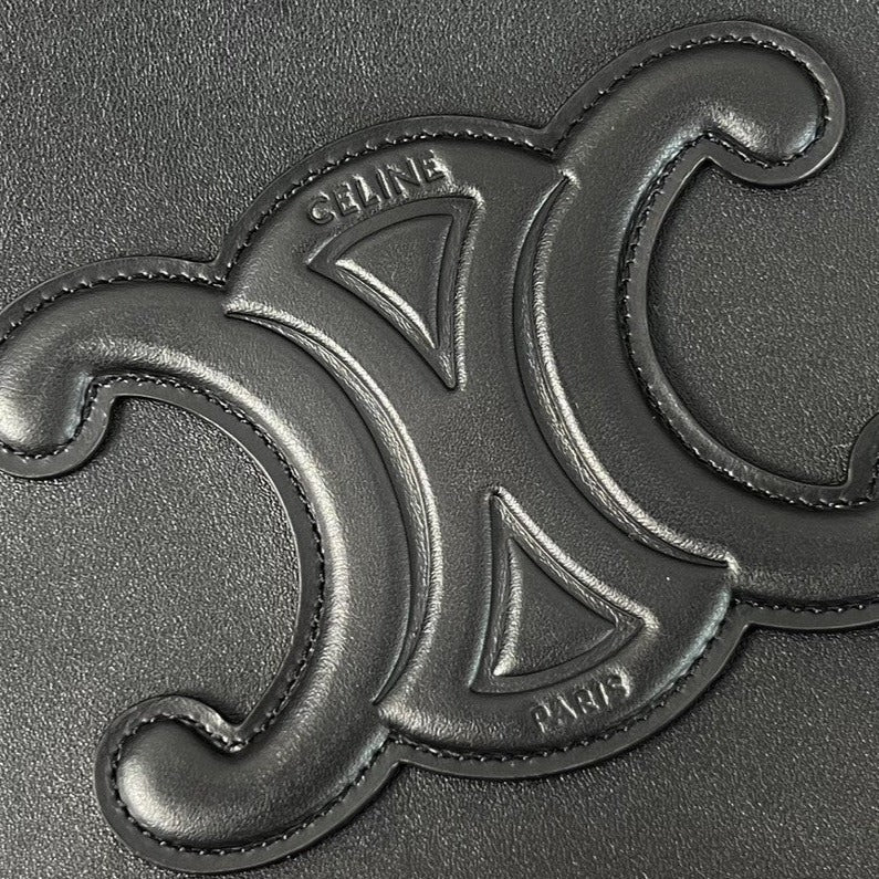 CUIR TRIOMPHE 44 CUIR DE VEAU NOIR