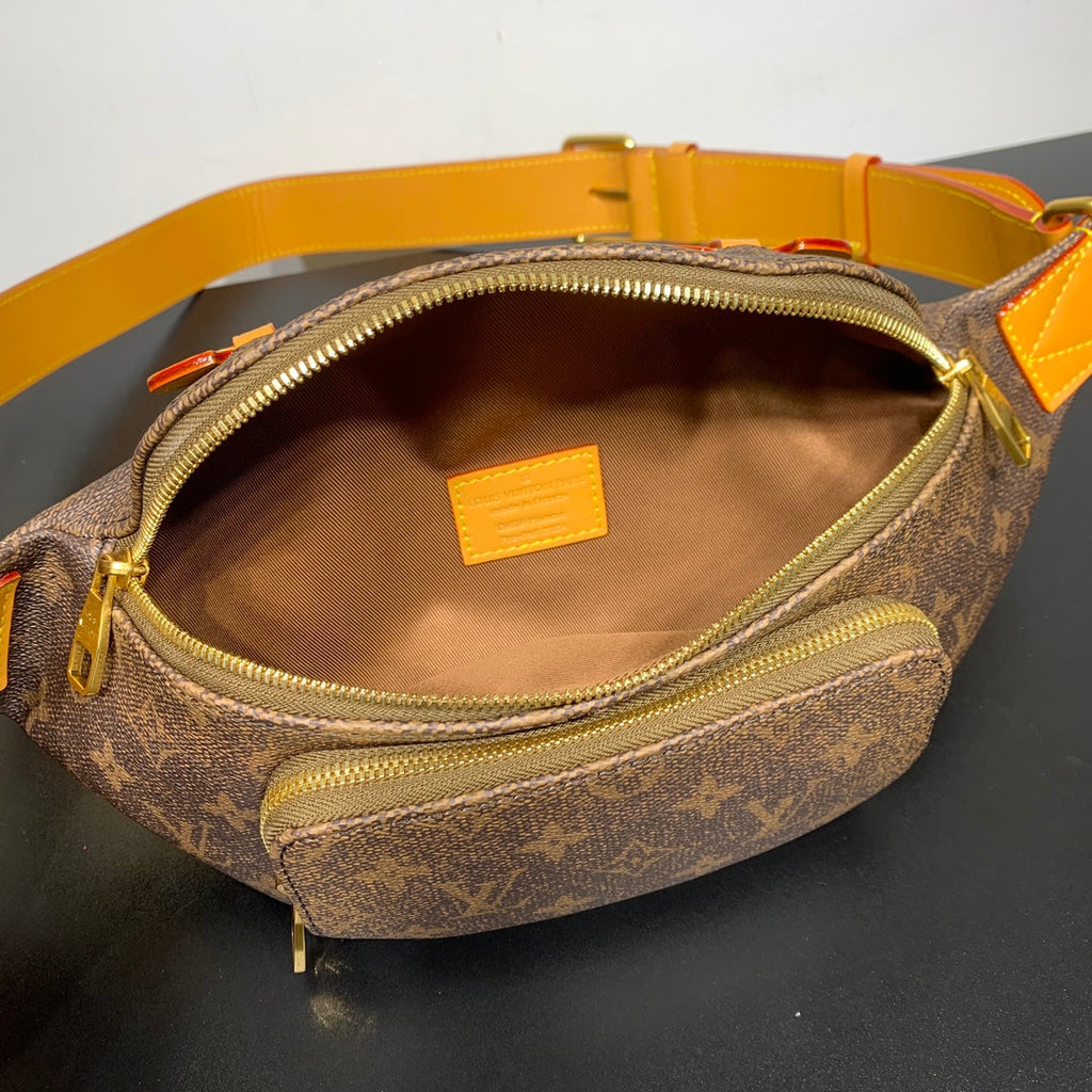 SAC BANANE RUSH 30 EN TOILE MARRON MONOGRAMME DUST