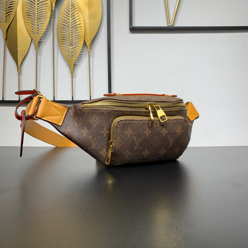 SAC BANANE RUSH 30 EN TOILE MARRON MONOGRAMME DUST