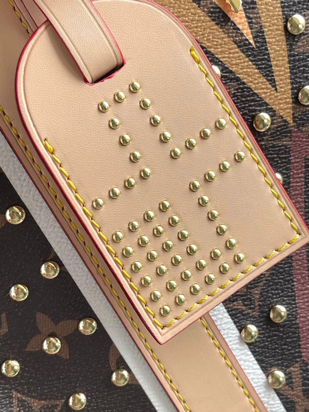 KEEPALL BANDOULIÈRE 50 EN TOILE MONOGRAMME MOTIF PARFLECHE