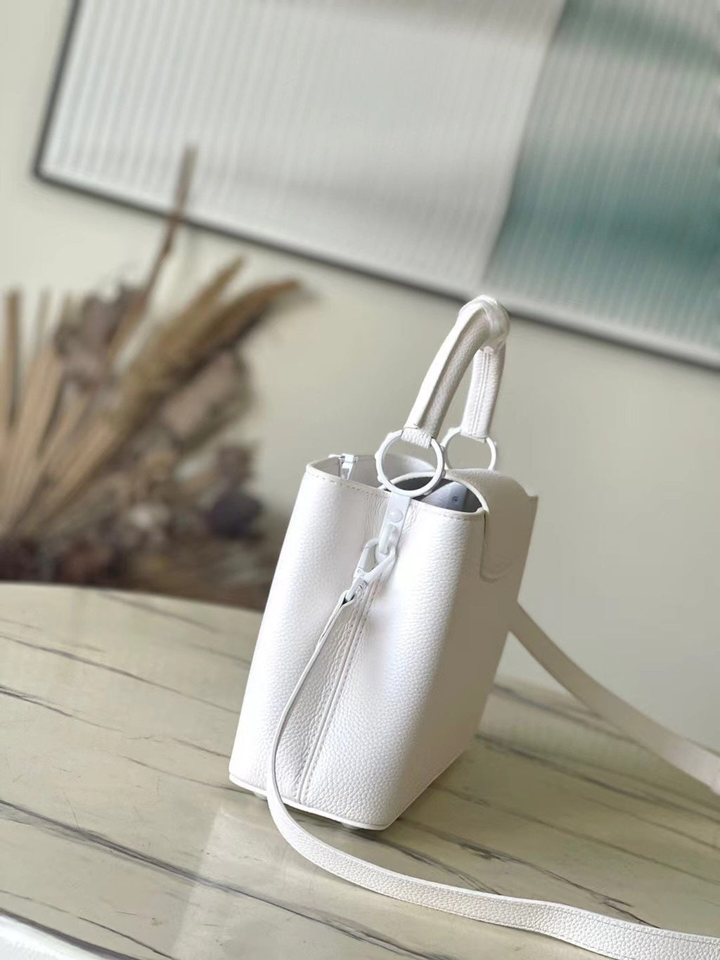 CAPUCINES EST-OUEST BB 27 EN TAURILLON BLANC