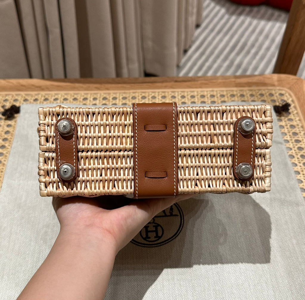 HM KELLY 20 PICNIC GOLD BAMBOU ET ROTIN