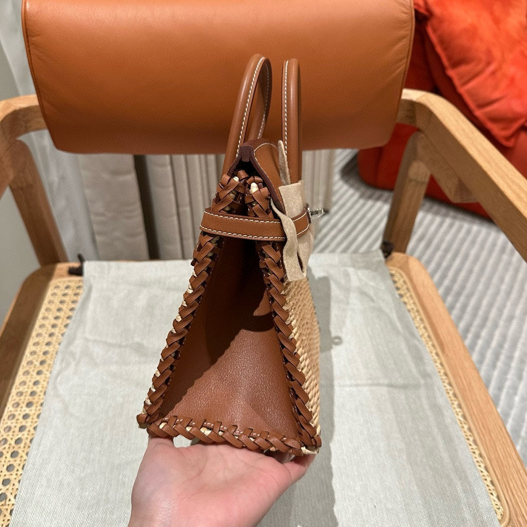 HM バーキン 25 cm ピクニック ゴールド バンブー＆ラタン