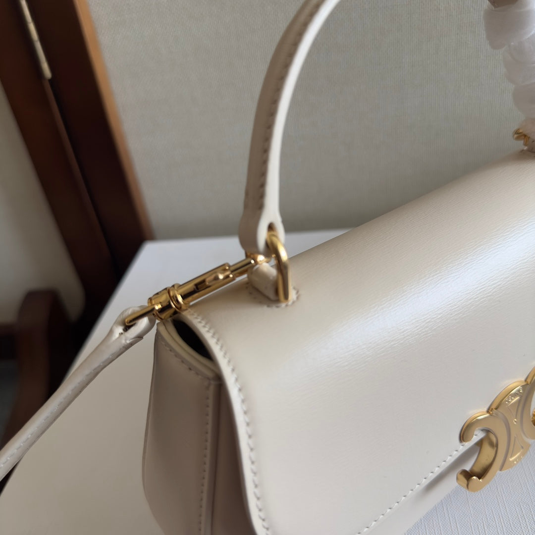 CELIN TEEN LOLA 20 CREAM CALFSKIN