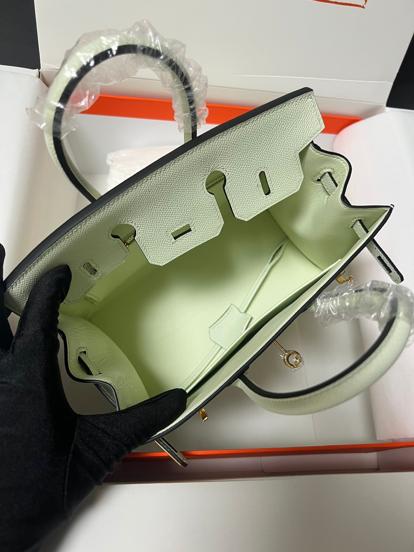 HM バーキン セリエ ヴェール フィズ エプソムレザー ゴールド金具