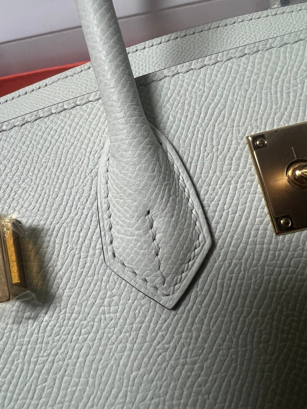HM BIRKIN SELLIER VERT FIZZ CUIR EPSOM QUINCAILLERIE DORÉ