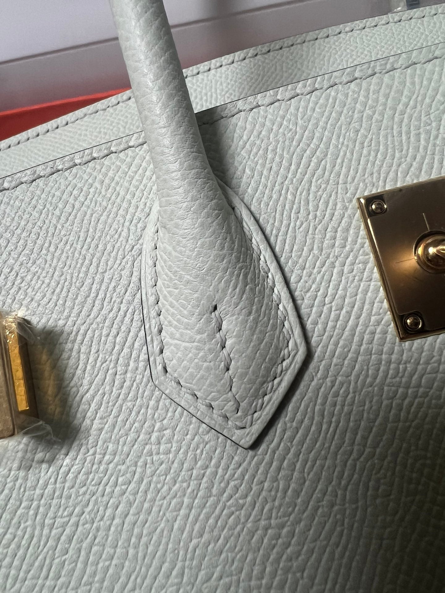 HM BIRKIN SELLIER VERT FIZZ CUIR EPSOM QUINCAILLERIE DORÉ