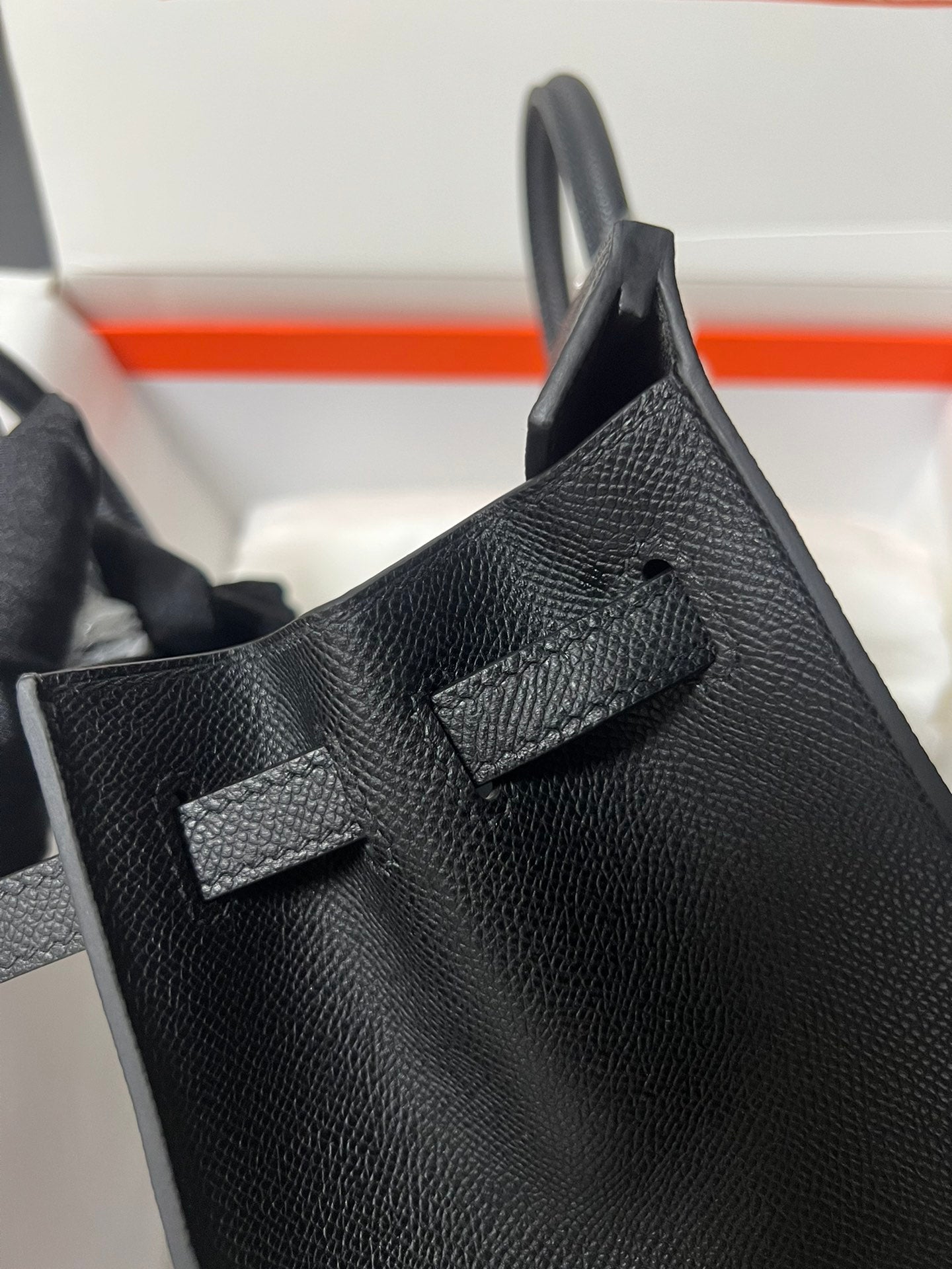HM BIRKIN SELLIER CUIR EPSOM NOIR QUINCAILLERIE DORÉ