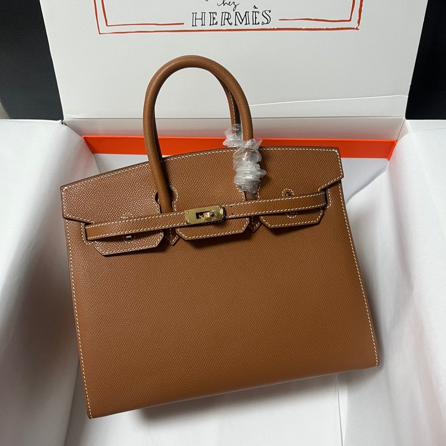 HM BIRKIN SELLIER CUIR EPSOM DORÉ QUINCAILLERIE DORÉ
