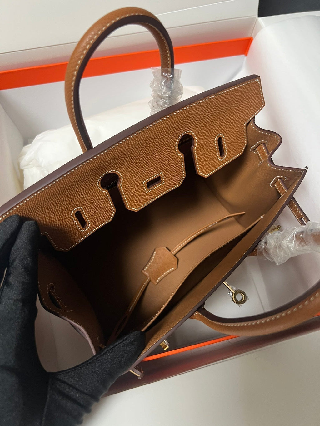 HM BIRKIN SELLIER CUIR EPSOM DORÉ QUINCAILLERIE DORÉ