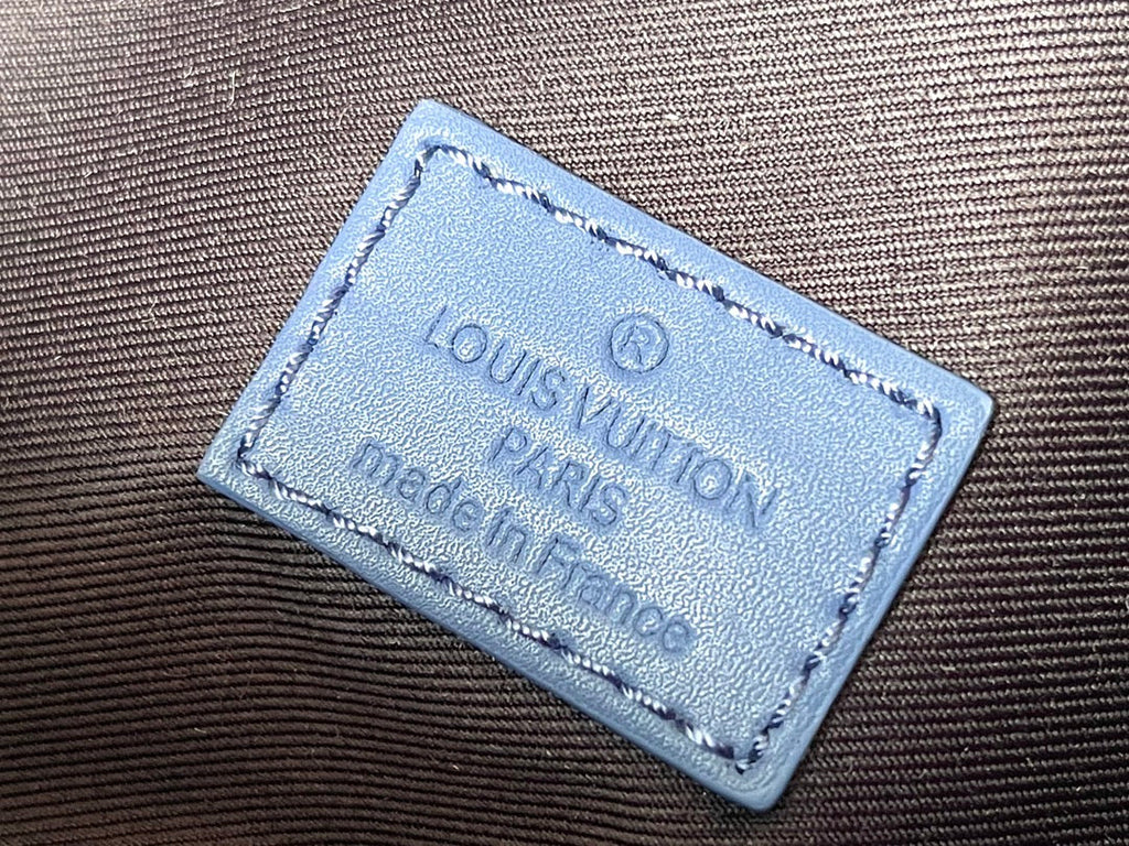 SAC À DOS DISCOVERY PM 38 TOILE DÉGRADÉE MONOGRAMME BLEU ÉGÉEN ET NOIR