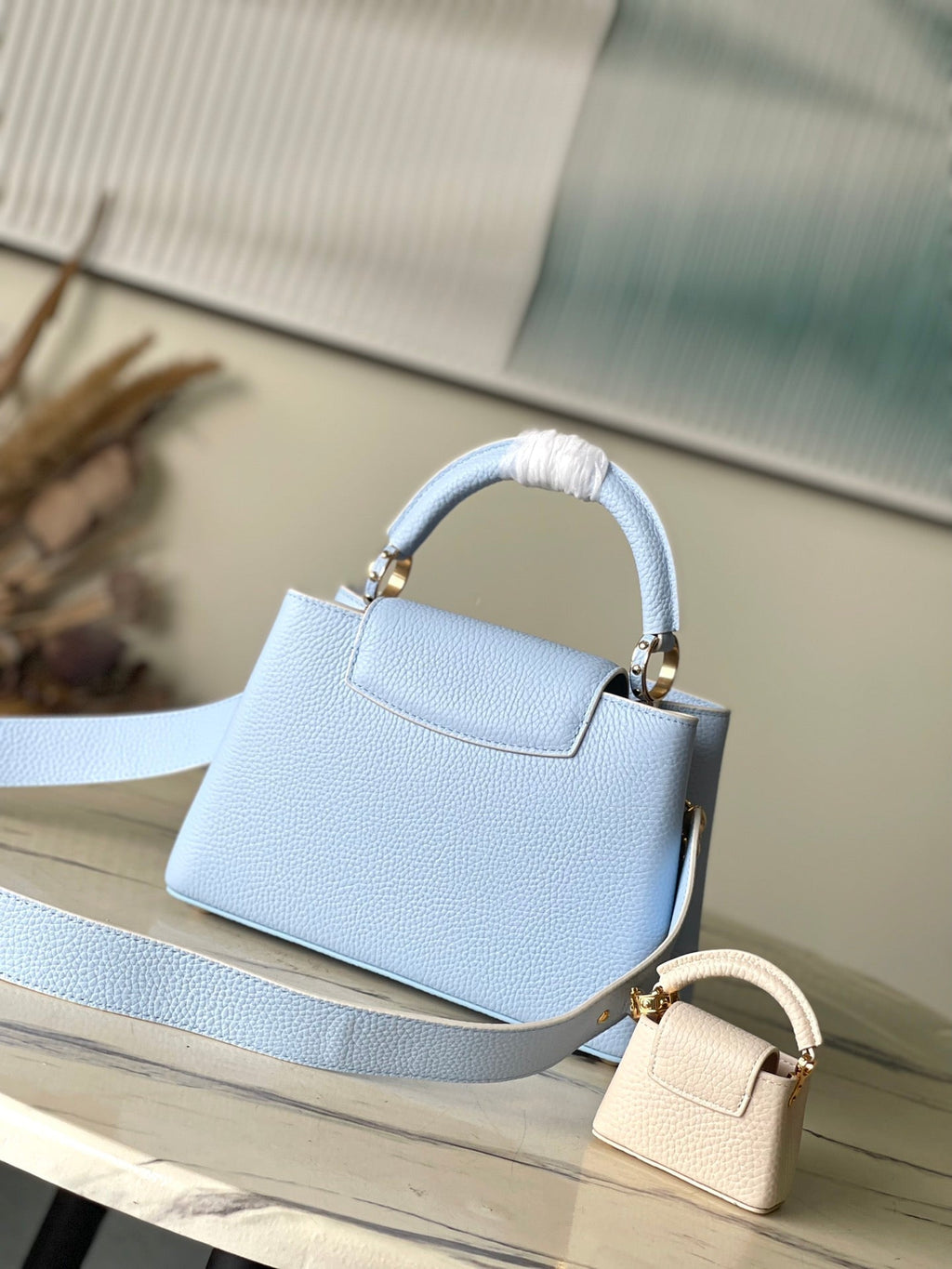 CAPUCINES BB 26 EN BLEU BONBON TAURILLON QUINCAILLERIE OR