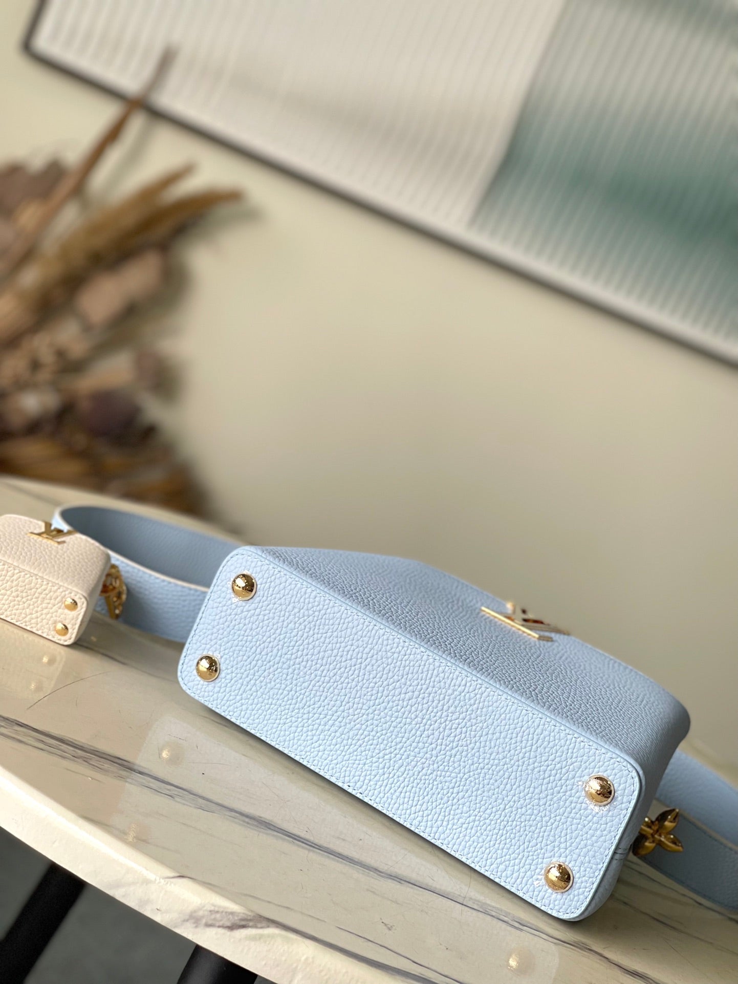 CAPUCINES BB 26 EN BLEU BONBON TAURILLON QUINCAILLERIE OR