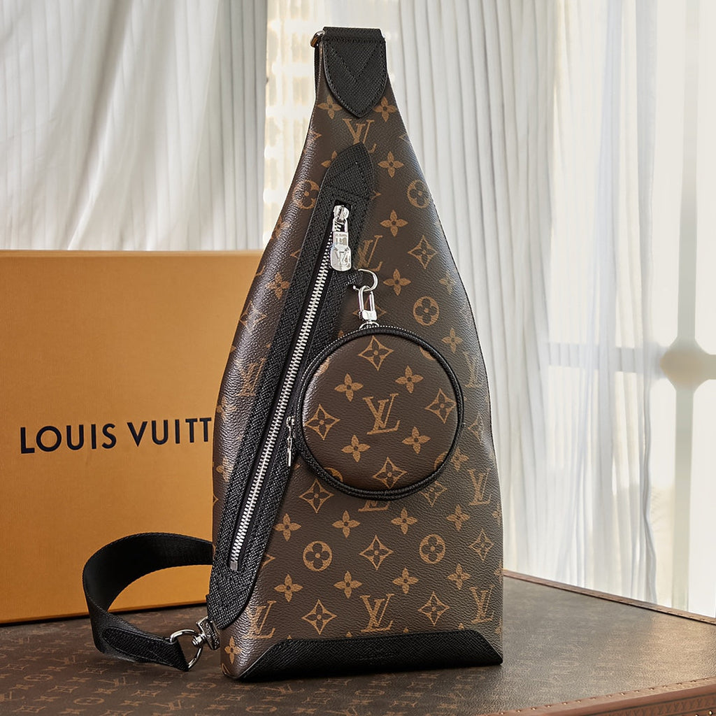 DUO CROSSBAG 42 IN BROWN MONOGRAM CANVAS