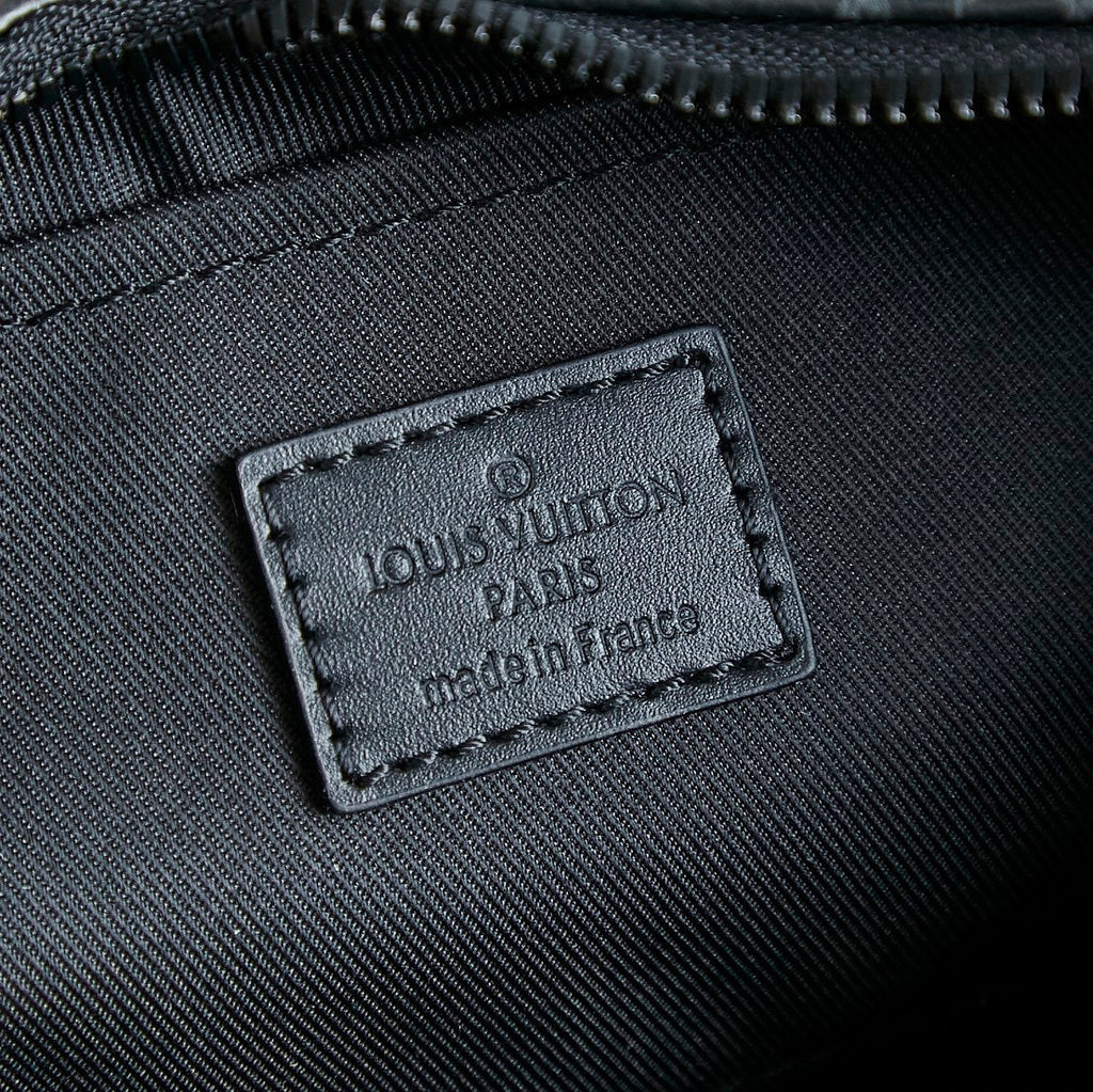 SAC HAMAC 28 EN TOILE ECLIPSE MONOGRAMME NOIRE