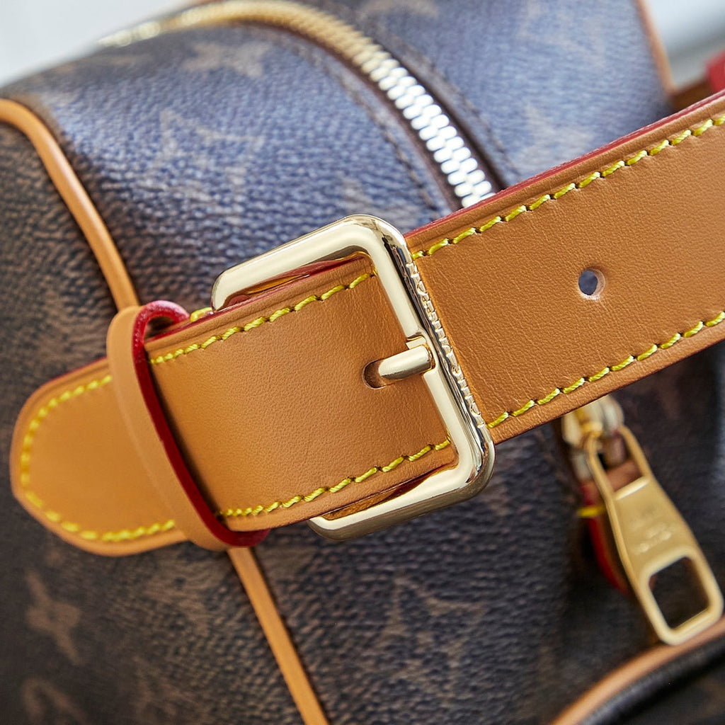 LOCKER DOPP KIT 23 EN TOILE POUSSIÈRE MONOGRAMME MARRON